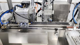 strip tube filling and sealing machine fully automatic 1ML tube ceramic pumps filler sealer