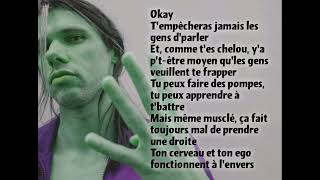 Orelsan Paroles de "Notes pour trop tard" ft. Ibeyi