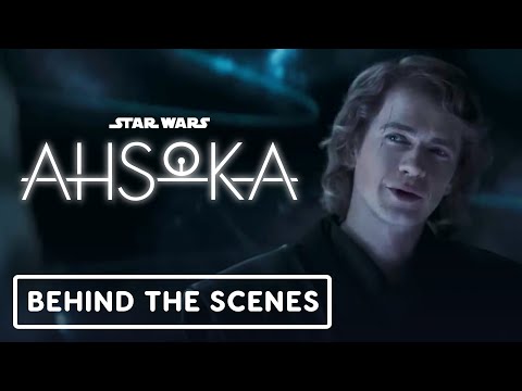 Ahsoka - official anakin & ahsoka reunion behind the scenes (2023) hayden christensen