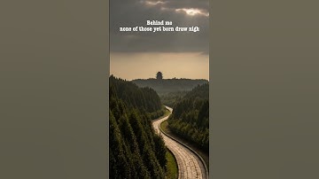 Thumbnail of A Song Upon the Tower of Youzhou — Chen Zi’ang #poetry #tangpoetry