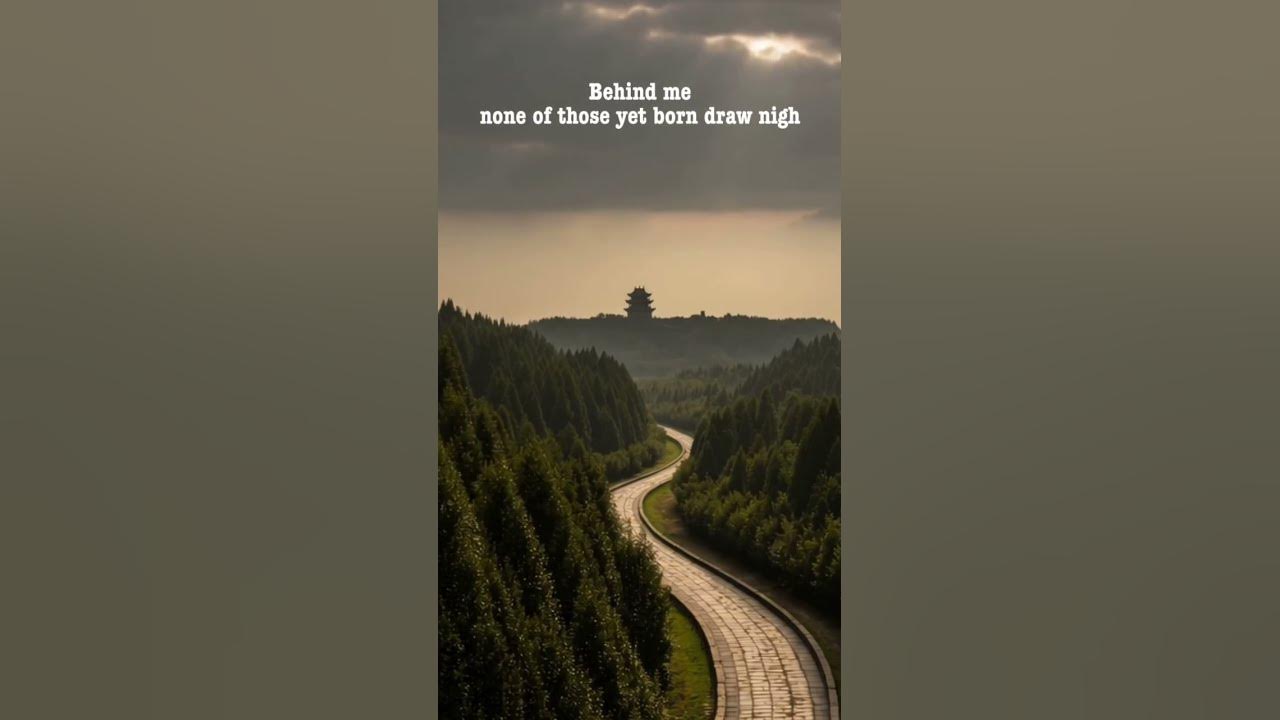 A Song Upon the Tower of Youzhou — Chen Zi’ang #poetry #tangpoetry A Song Upon the Tower of Youzhou — Chen Zi’ang #poetry #tangpoetry