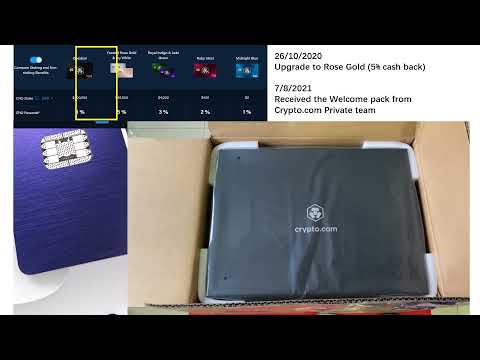 开箱咯！Unboxing crypto.com Private Welcome Pack