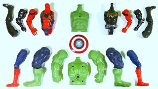 Assemble Toys And UNBOXING Toys ~ Spider-Man, Hulk Smash And Batman ~ Avengers Marvel Toys