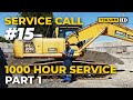 Excavator Maintenance 1000 Hour Service pt1 - Komatsu Excavator PC200LC | Service Call Series