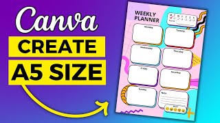 How To Make A5 Size In Canva