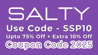 Celebrity Salty Coupon Code💥Salty Promo Code💥Salty Discount Code Profile