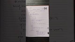 c program to check if a person is eligible to vote or not #clanguage #supriya coding #shorts