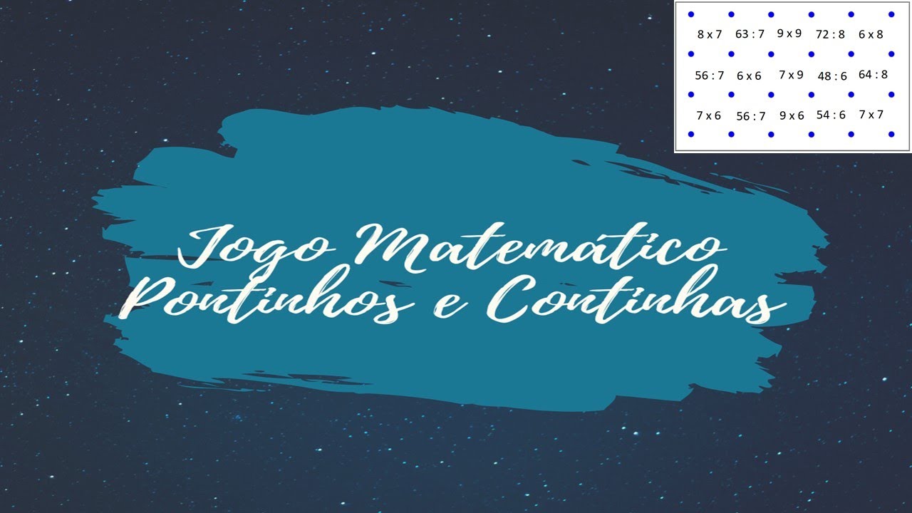 Jogo Matemático – Pontinhos e continhas – Projetos Colégio Fractal