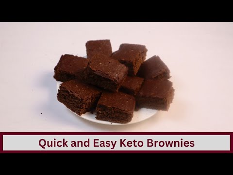 Incredibly Easy Keto Brownies: Updated Version (Nut Free and Gluten Free)