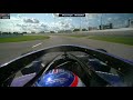 My first IndyCar quali on an oval - Onboard