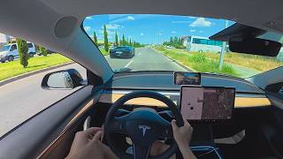 Tesla vs Aventador | Cat costa sa mergi cu Tesla
