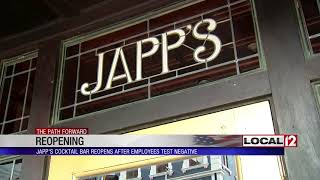 Japp's to re-open, reservations are required screenshot 2