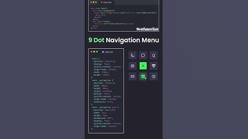💎 Premium Navigation Menu Using HTML & CSS #webdevelopment #coding #navigationbar #shorts