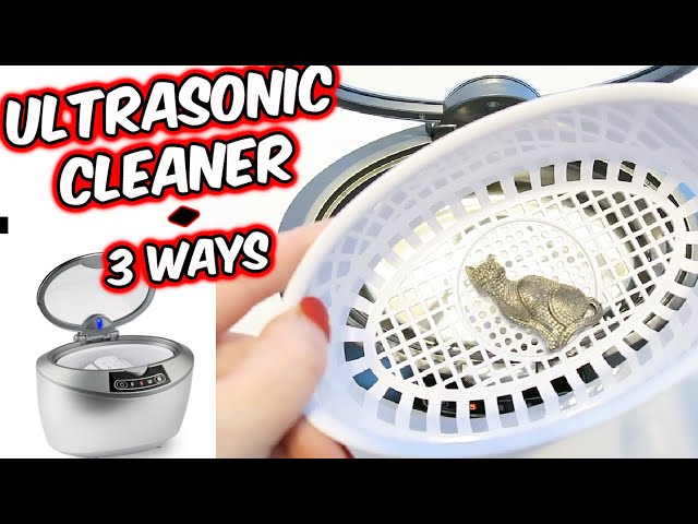 What Works Best? Ultrasonic Jewelry Cleaner Review, Water, Dish Soap,  Cleaning Solution