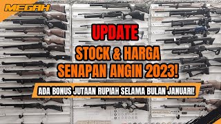 UPDATE STOCK & HARGA SENAPAN ANGIN 2023 MEGAH SPORTS! ADA BONUS PEMBELIAN SELAMA BULAN JANUARI 2023!