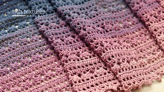 Blue Belle Shawl Crochet Pattern