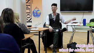 Lesson with the native speaker ESL teacher Travis Johnson at OnlyEnglish School for Adults (Part 3)