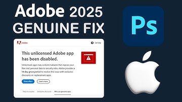 [MAC] Adobe Photoshop Genuine Service Alert (FIX 2025)