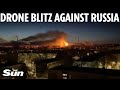 Ukraine kamikaze drones blast another Russian oil refinery as blitz continues despite US warnings