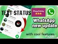 2017 - Whatsapp New update | TEXT STATUS UPDATE | In Tamil | TAMIL TECH ...