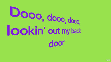 Thumbnail of Lookin' Out My Back Door | Creedence Clearwater Revival | Lyrics ☾☀