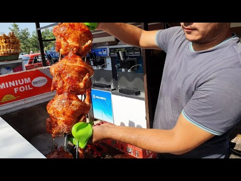 Уличная еда в Узбекистане / Курица-гриль / Street Food in Uzbekistan / Grilled chicken