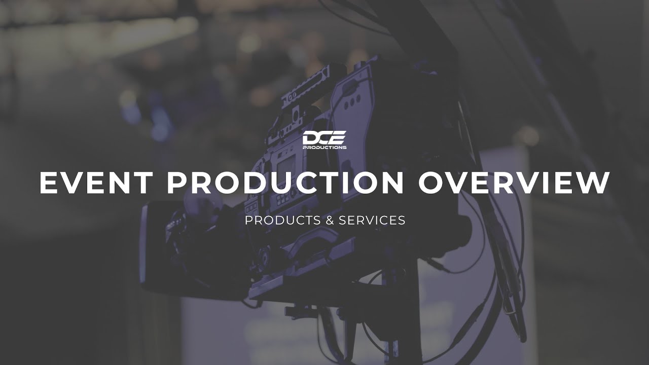 Event Production Overview - YouTube