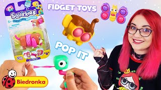 Zwierzątka FIDGET TOYS 🐙 POP IT z Biedronki SQUIRKIES