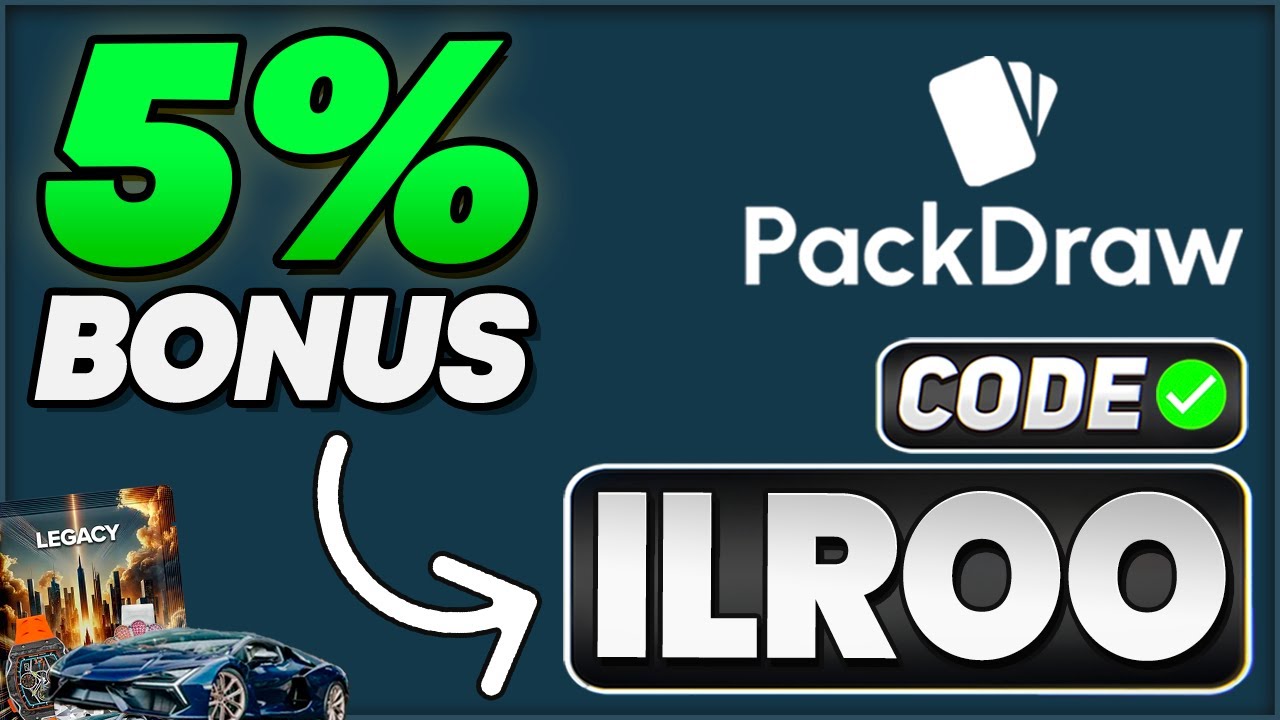 Packdraw Promo Code — "ILROO" / 5% DEPOSIT BOOST (Packdraw Promo Code Review 2025)