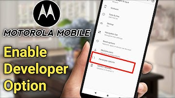 How To Enable Developer Option In Moto E40 2022 | Motorola Mobile Me Developer Option On Kaise Kare