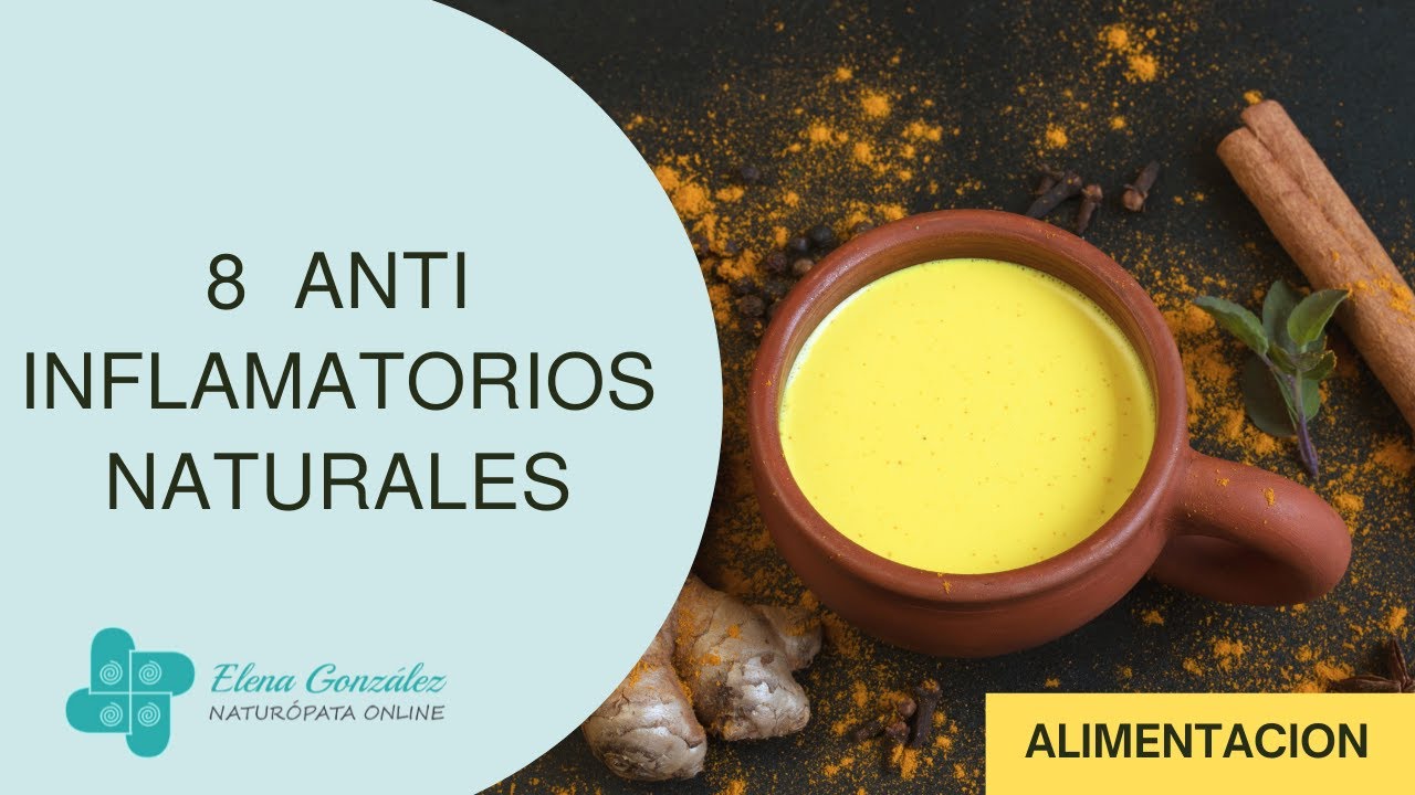 🔥8 SÚPER ALIMENTOS Antiinflamatorios que NECESITAS Conocer! | Elena González Naturopatía🌿