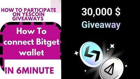 How to Bitget wallet connect on Yescoin||30,000$ Yescoin Giveaway||#airdrop #yescoin #crypto
