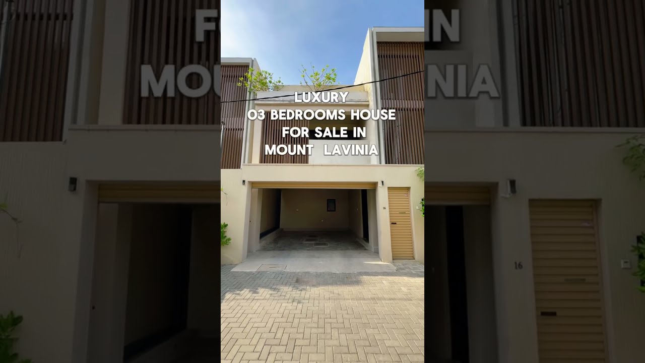 Brand new 03 Bed Furnished house for sale in Mount Lavinia