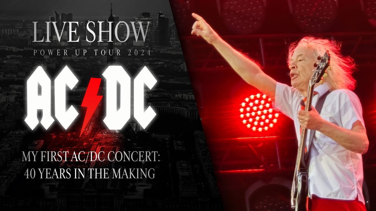 40 Years of Waiting: My First AC/DC Concert Experience! 🎸🔥 - YouTube