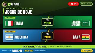 🔴 LIVE #12 - QUEM VENCER JOGA A FINAL! Semifinais do Principal | Copa de Futsal