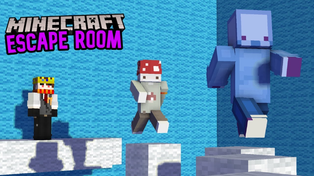 I Forced 3 Streamers to complete a Minecraft Escape Room