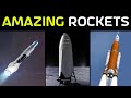 AMAZING Future Space Rockets [4K] NASA / SpaceX / Blue Origin / JAXA / ULA / ArianeSpace