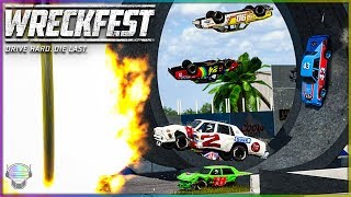 THE LOOP OF DESTRUCTION! | Wreckfest | NASCAR Legends/A Class