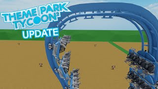 Update: New flying coaster | Theme Park Tycoon 2 Roblox