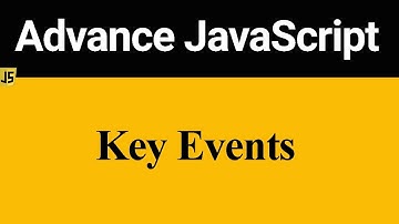 Key Events in JavaScript (Hindi)