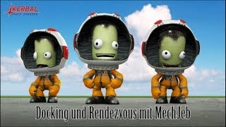 Kerbal Space Program Tutorial: Docking mit MechJeb