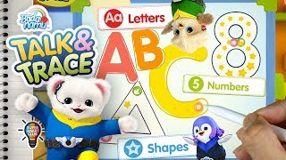 Write Alphabets A-Z, Numbers 1-10 & Shapes with the Nemies in Badanamu Talk & Trace screenshot 1