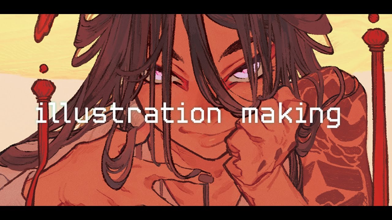 -illustration making-イラストメイキング　融