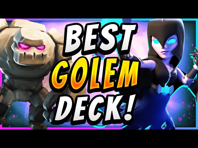 SirTagCR: This GOLEM CLONE Deck is like CHEATING! — Clash Royale - RoyaleAPI