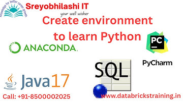 1 Create environment to learn Python & Pyspark