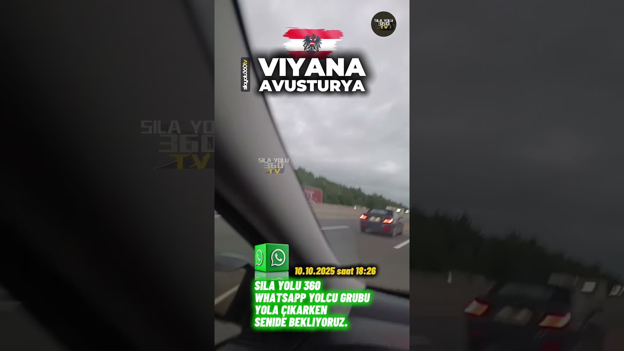 Sila Yolu 360 - 10.10.2035 Viyana Avusturya 🇦🇹 Macaristan 🇭🇺 Yollar Kalabalik #silayolu