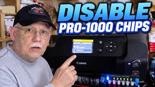 Revisit what you need to do to Disable Chips for the PRO 1000 and how to use PC Ink Level Sensor!