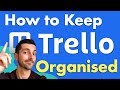 How to organise Trello - 4 FREE Power-Ups you need to try! Digital Minimalism for Trello