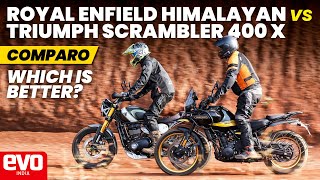 Royal Enfield Himalayan 450 v Triumph Scrambler 400 X | Which is the ultimate doitall? | evo India