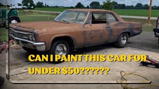 Budgetfriendly paint job for under $50 using Tractor Paint.